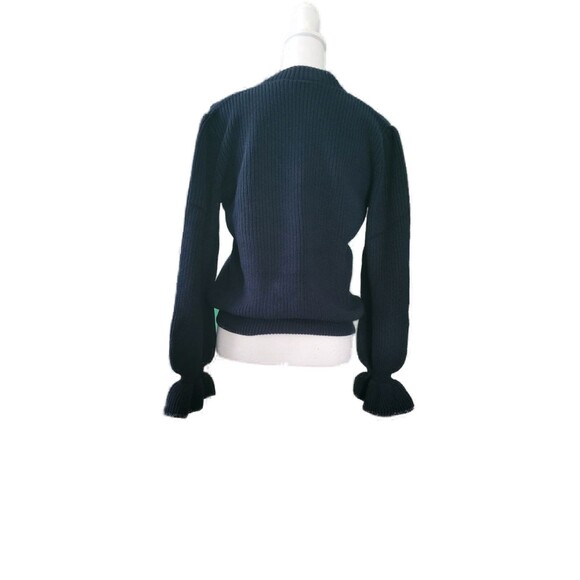 Gil' B Midweight Knitted V Neck Bell Sleeve Sweater Sz M - Picture 5 of 8